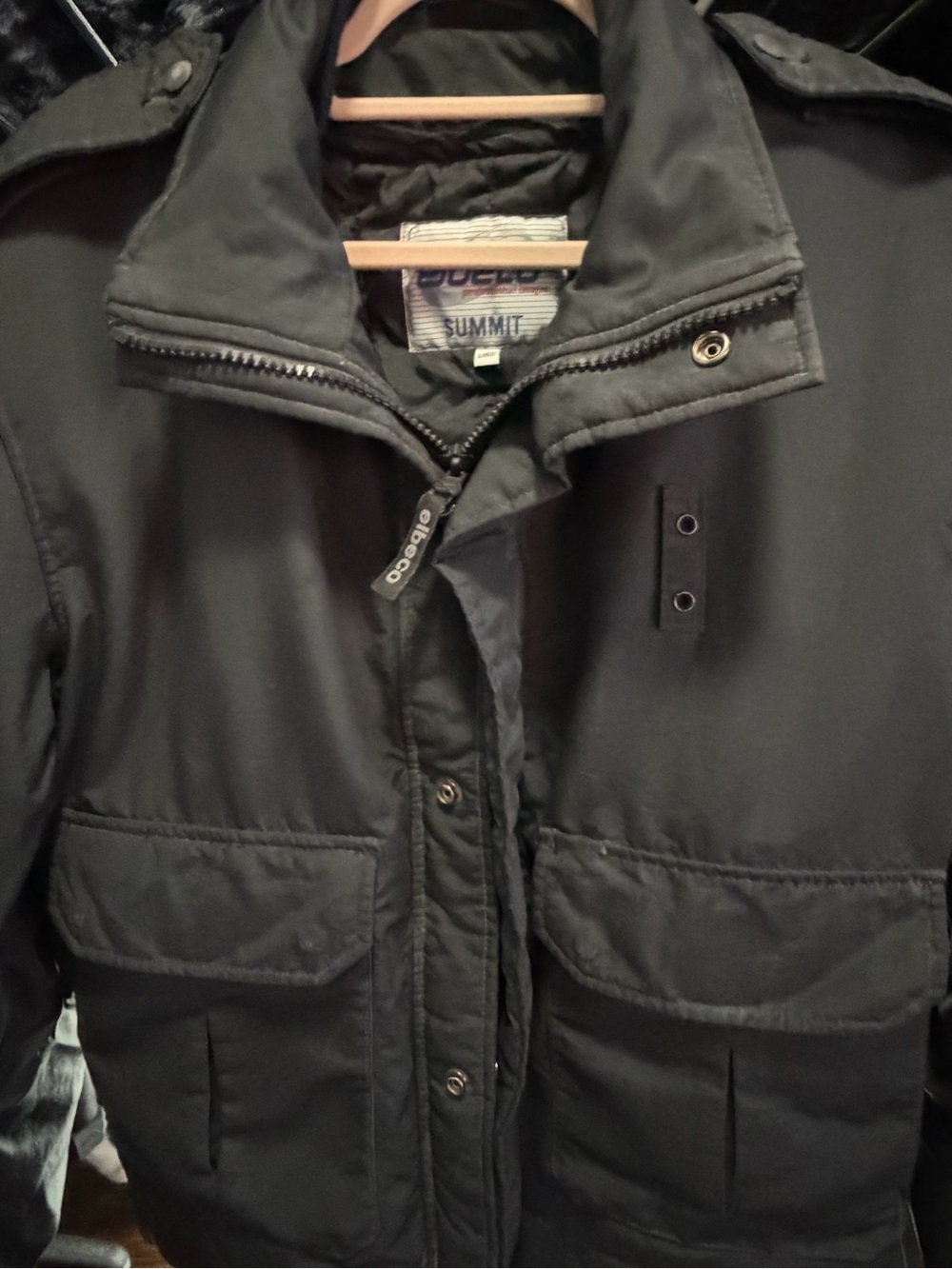 Elbeco Black Men's Insulated Field Jacket Summit - Picture 2 of 7
